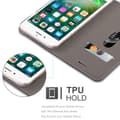Pikkukuva 4 / 8: iPhone 7 PLUS / 7S PLUS / 8 PLUS Suojakotelo Suojakuori Lompakkokotelo Matkapuhelinkotelo jossa magneettisuljenta, jalusta-toiminto ja korttitasku