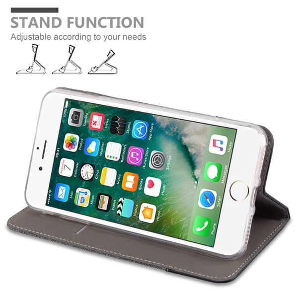 iPhone 7 PLUS / 7S PLUS / 8 PLUS Suojakotelo Suojakuori Lompakkokotelo Matkapuhelinkotelo jossa magneettisuljenta, jalusta-toiminto ja korttitasku