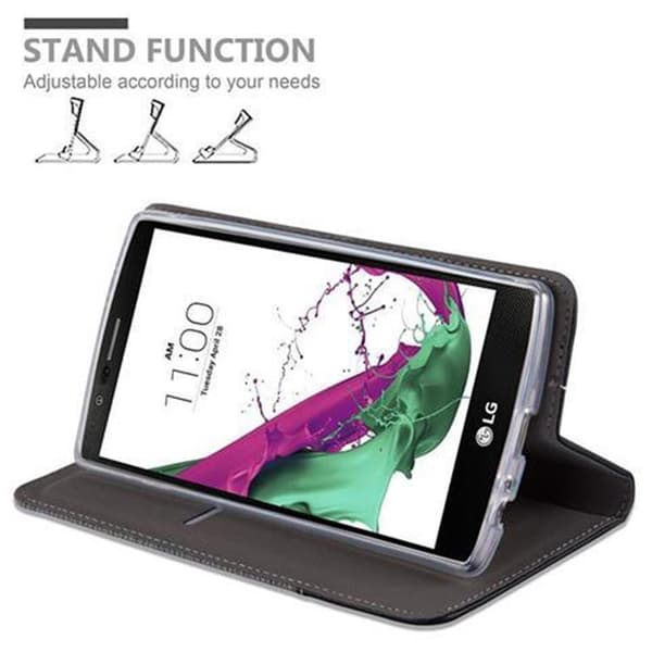 LG G4 / G4 PLUS Skal Plånboksfodral med magnetisk stängning, ståfunktion och kortficka