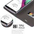 Miniatyrbilde 4 av 6: Deksel til LG G4 / G4 PLUS Lommebokdeksel med magnetisk lukking, stativfunksjon og kortlomme