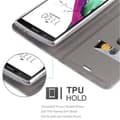Miniatyrbilde 4 av 6: Deksel til LG G4 / G4 PLUS Lommebokdeksel med magnetisk lukking, stativfunksjon og kortlomme