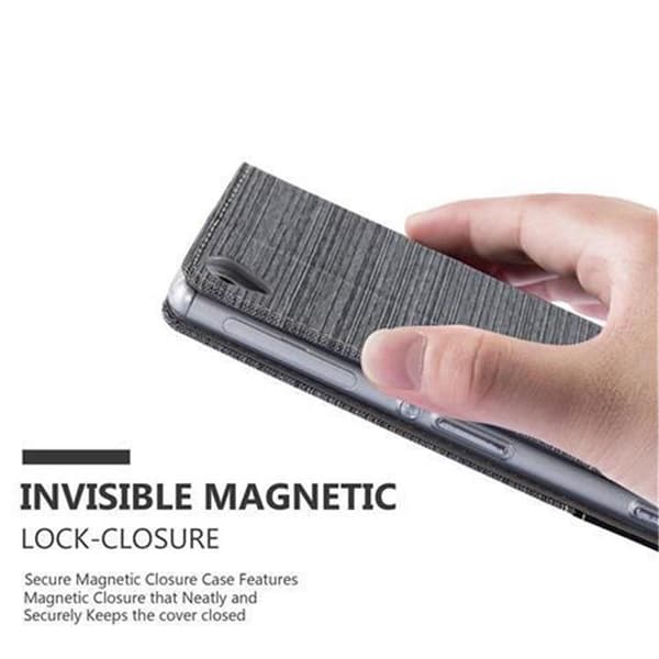 Deksel til Sony Xperia Z3 Lommebokdeksel med magnetisk lukking, stativfunksjon og kortlomme