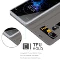 Pikkukuva 3 / 8: Sony Xperia XZ2 PREMIUM Suojakotelo Suojakuori Lompakkokotelo Matkapuhelinkotelo jossa magneettisuljenta, jalusta-toiminto ja korttitasku