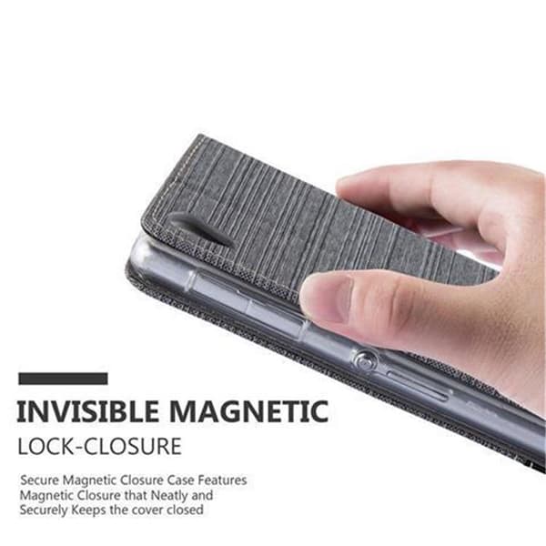 Sony Xperia Z1 Skal Plånboksfodral med magnetisk stängning, ståfunktion och kortficka