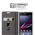 Miniatyrbild 8 av 11: Sony Xperia Z1 Skal Plånboksfodral med magnetisk stängning, ståfunktion och kortficka