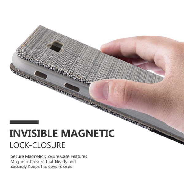 Deksel til Samsung Galaxy A7 2017 Lommebokdeksel med magnetisk lukking, stativfunksjon og kortlomme