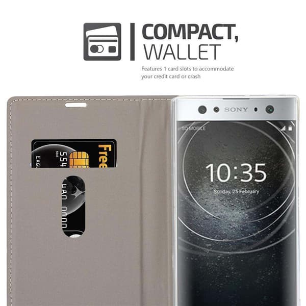 Sony Xperia XA2 ULTRA Suojakotelo Suojakuori Lompakkokotelo Matkapuhelinkotelo jossa magneettisuljenta, jalusta-toiminto ja korttitasku