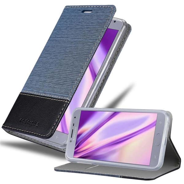 Samsung Galaxy J4 2018 Skal Plånboksfodral med magnetisk stängning, ståfunktion och kortficka