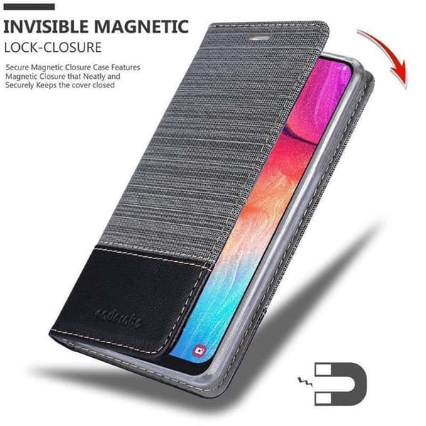 Deksel til Samsung Galaxy A50 4G / A50s / A30s Lommebokdeksel med magnetisk lukking, stativfunksjon og kortlomme