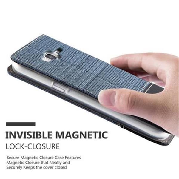 Deksel til Samsung Galaxy J5 2015 Lommebokdeksel med magnetisk lukking, stativfunksjon og kortlomme
