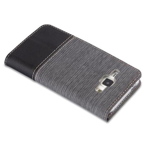 Samsung Galaxy J1 2015 Skal Plånboksfodral med magnetisk stängning, ståfunktion och kortficka