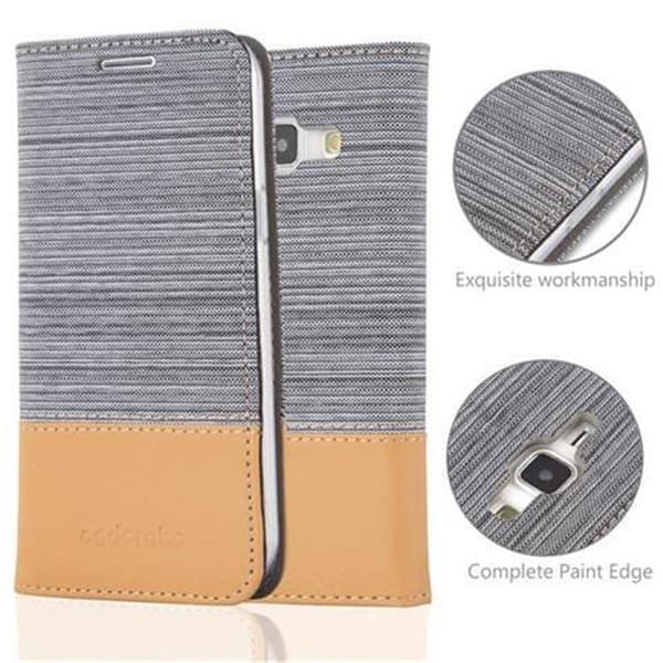 Samsung Galaxy J1 2015 Skal Plånboksfodral med magnetisk stängning, ståfunktion och kortficka