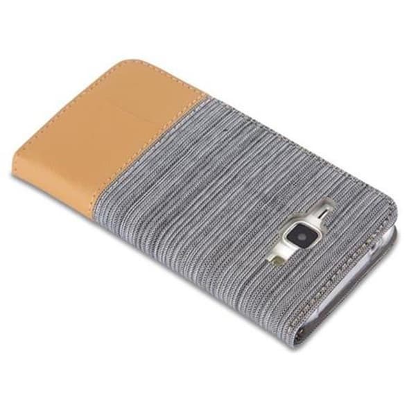 Samsung Galaxy J1 2015 Skal Plånboksfodral med magnetisk stängning, ståfunktion och kortficka