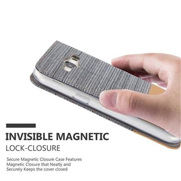 Samsung Galaxy J1 2015 Skal Plånboksfodral med magnetisk stängning, ståfunktion och kortficka