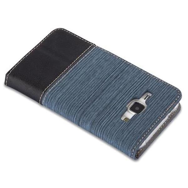Samsung Galaxy J1 2015 Skal Plånboksfodral med magnetisk stängning, ståfunktion och kortficka