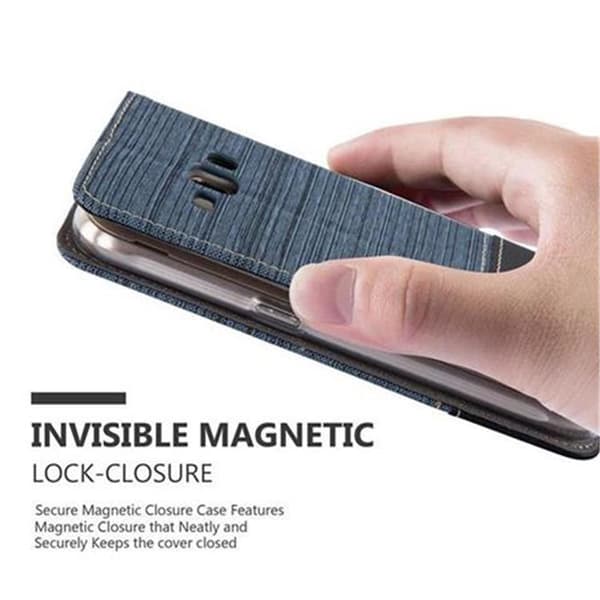 Samsung Galaxy J1 2016 Skal Plånboksfodral med magnetisk stängning, ståfunktion och kortficka