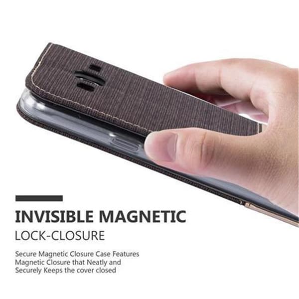 Samsung Galaxy J3 2016 Skal Plånboksfodral med magnetisk stängning, ståfunktion och kortficka