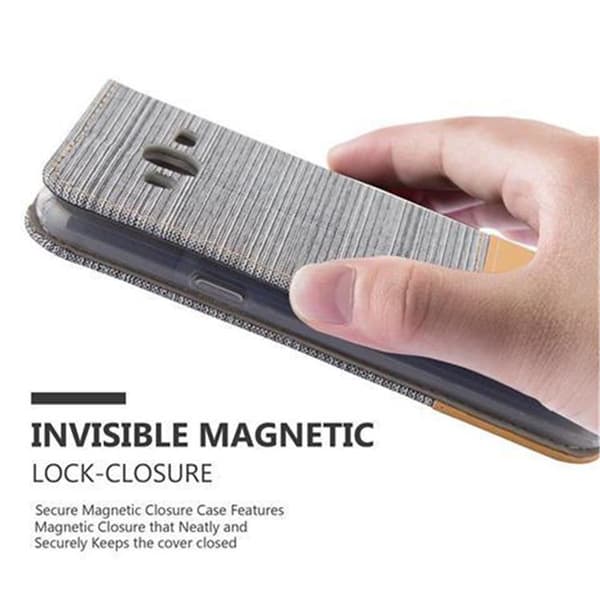 Samsung Galaxy J3 2016 Skal Plånboksfodral med magnetisk stängning, ståfunktion och kortficka