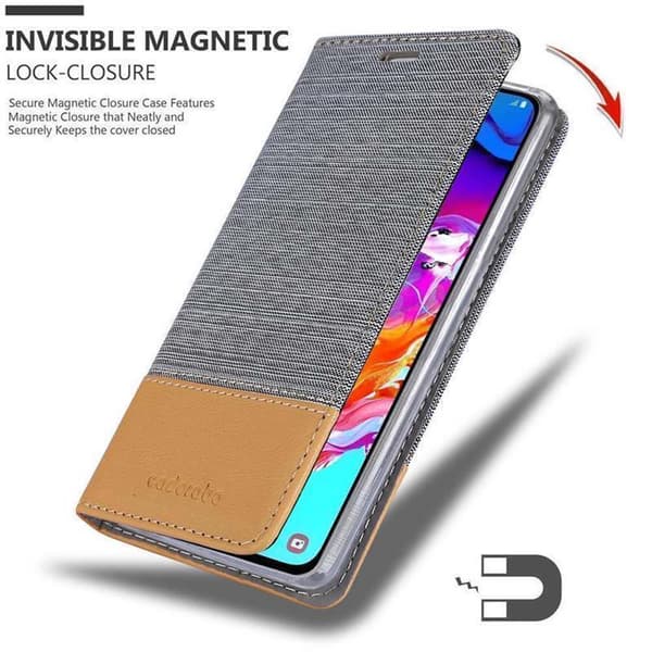 Samsung Galaxy A70 / A70s Suojakotelo Suojakuori Lompakkokotelo Matkapuhelinkotelo jossa magneettisuljenta, jalusta-toiminto ja korttitasku