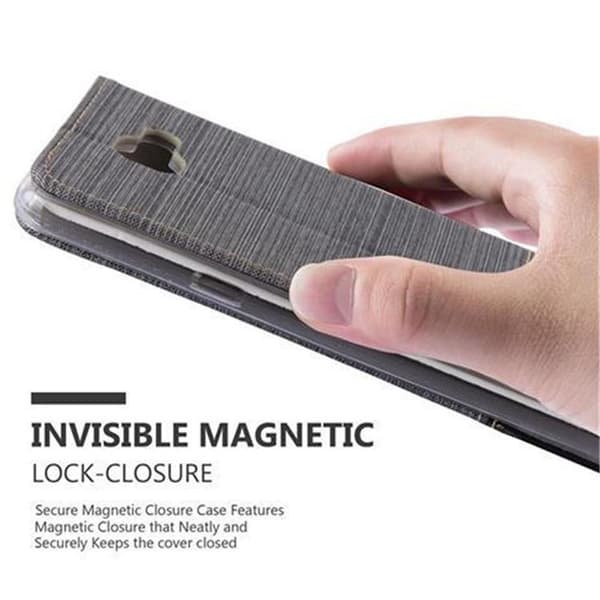 Deksel til Samsung Galaxy A9 2016 Lommebokdeksel med magnetisk lukking, stativfunksjon og kortlomme