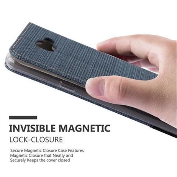 Deksel til Samsung Galaxy A9 2016 Lommebokdeksel med magnetisk lukking, stativfunksjon og kortlomme