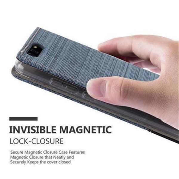Huawei P10 PLUS Skal Plånboksfodral med magnetisk stängning, ståfunktion och kortficka