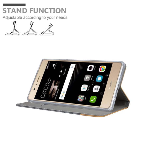 Huawei P8 MAX Skal Plånboksfodral med magnetisk stängning, ståfunktion och kortficka