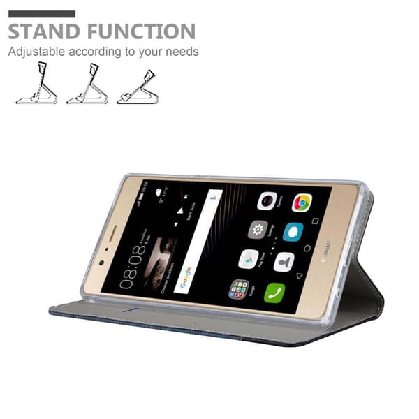 Huawei P8 MAX Skal Plånboksfodral med magnetisk stängning, ståfunktion och kortficka