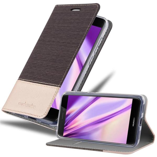 Huawei P8 LITE 2017 / P9 LITE 2017 Skal Plånboksfodral med magnetisk stängning, ståfunktion och kortficka