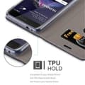 Pikkukuva 4 / 7: Huawei P8 LITE 2017 / P9 LITE 2017 Suojakotelo Suojakuori Lompakkokotelo Matkapuhelinkotelo jossa magneettisuljenta, jalusta-toiminto ja korttitasku