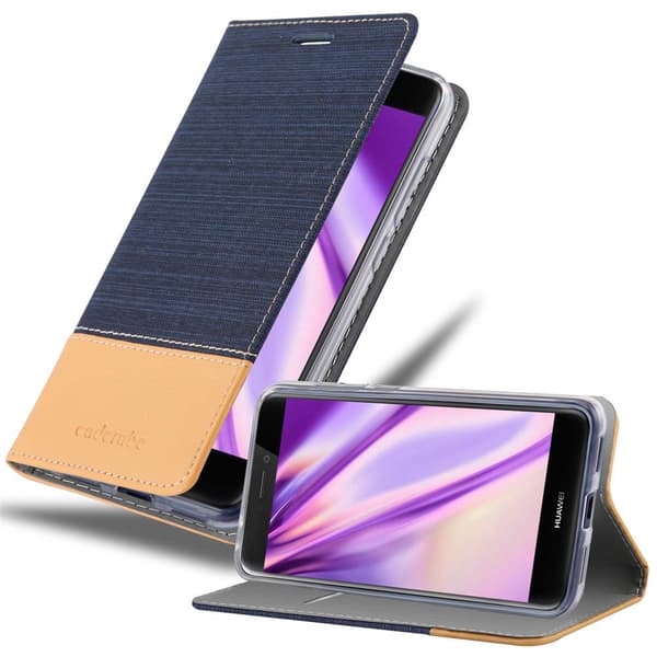 Huawei P8 LITE 2017 / P9 LITE 2017 Skal Plånboksfodral med magnetisk stängning, ståfunktion och kortficka