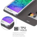 Miniatyrbilde 4 av 6: Deksel til Samsung Galaxy ALPHA Lommebokdeksel med magnetisk lukking, stativfunksjon og kortlomme