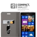 Pikkukuva 2 / 6: Nokia Lumia 925 Suojakotelo Suojakuori Lompakkokotelo Matkapuhelinkotelo jossa magneettisuljenta, jalusta-toiminto ja korttitasku