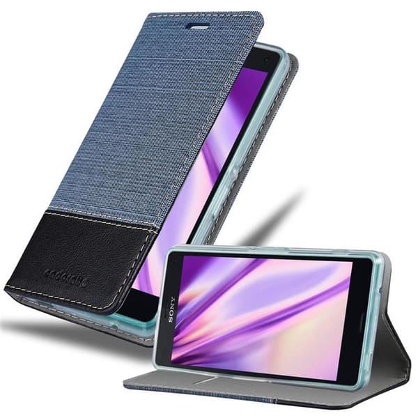 Sony Xperia Z3 COMPACT Suojakotelo Suojakuori Lompakkokotelo Matkapuhelinkotelo jossa magneettisuljenta, jalusta-toiminto ja korttitasku