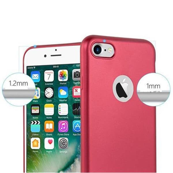 Deksel til iPhone 7 / 7S / 8 / SE 2020 Beskyttelsesdeksel laget av fleksibelt TPU-silikon