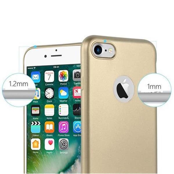Deksel til iPhone 7 / 7S / 8 / SE 2020 Beskyttelsesdeksel laget av fleksibelt TPU-silikon