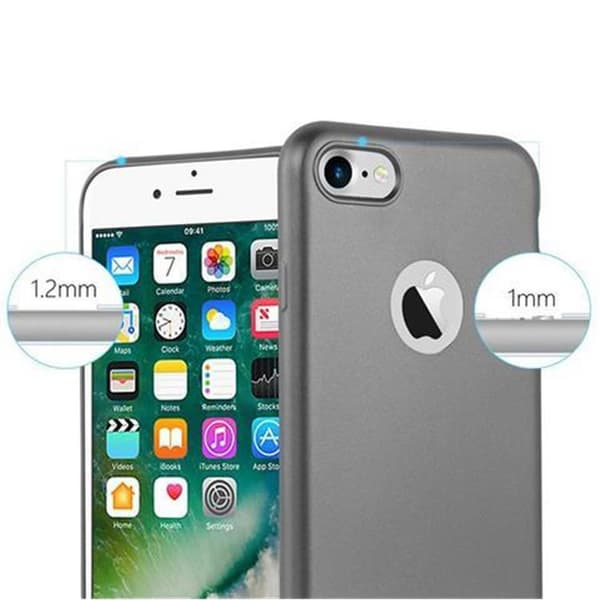 Deksel til iPhone 7 / 7S / 8 / SE 2020 Beskyttelsesdeksel laget av fleksibelt TPU-silikon