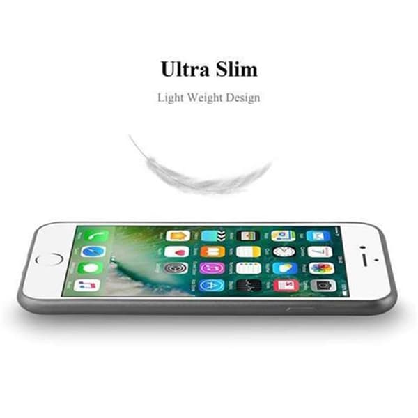 Deksel til iPhone 7 / 7S / 8 / SE 2020 Beskyttelsesdeksel laget av fleksibelt TPU-silikon