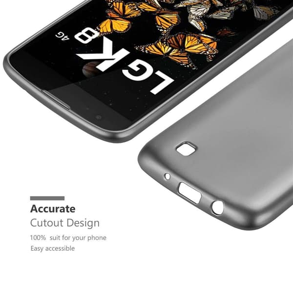 LG K8 2016 Skal Fodral Mobilskydd av flexibelt TPU-silikon