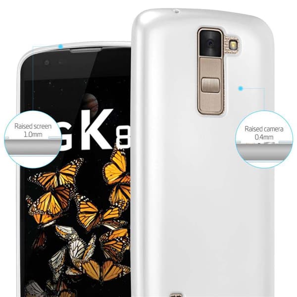 LG K8 2016 Skal Fodral Mobilskydd av flexibelt TPU-silikon