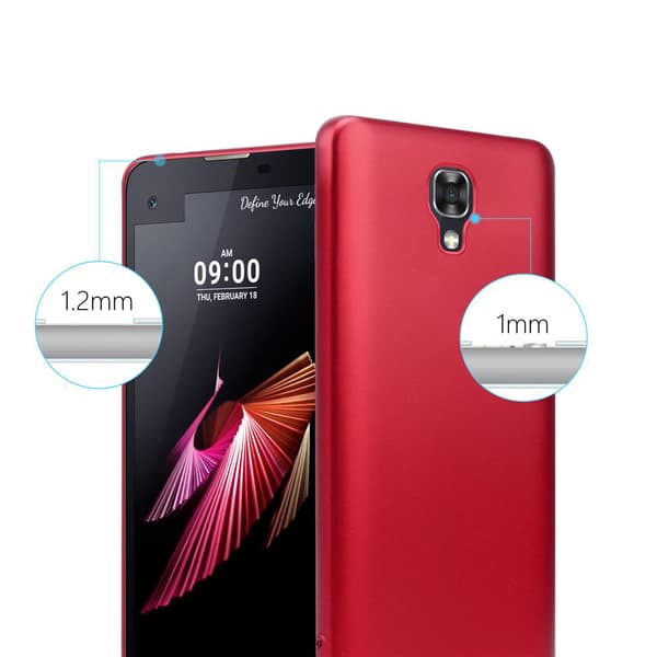 Deksel til LG X SCREEN Beskyttelsesdeksel laget av fleksibelt TPU-silikon