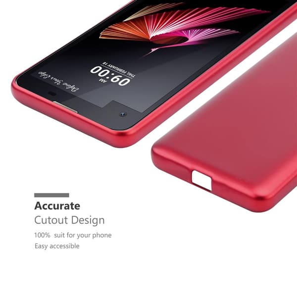 LG X SCREEN Suojakuori Kotelo valmistettu joustavasta TPU-silikonista