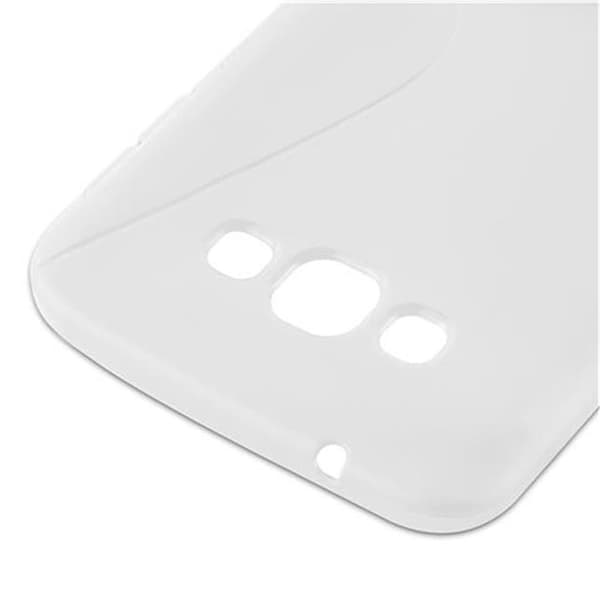 Deksel til Samsung Galaxy A8 2015 Beskyttelsesdeksel av fleksibelt TPU-silikon i S-Line-design