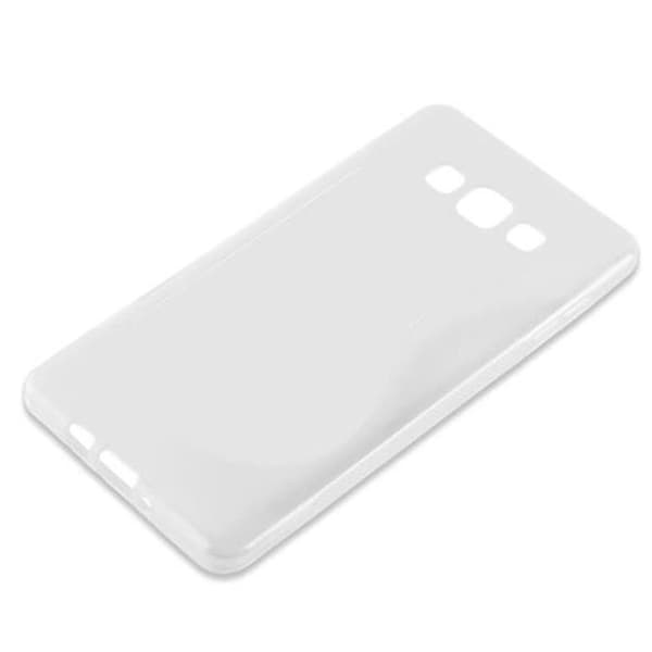 Deksel til Samsung Galaxy A7 2015 Beskyttelsesdeksel av fleksibelt TPU-silikon i S-Line-design
