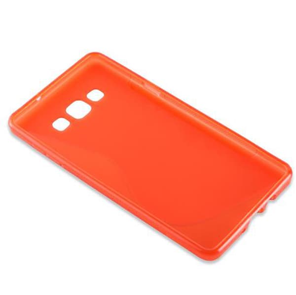 Deksel til Samsung Galaxy A7 2015 Beskyttelsesdeksel av fleksibelt TPU-silikon i S-Line-design
