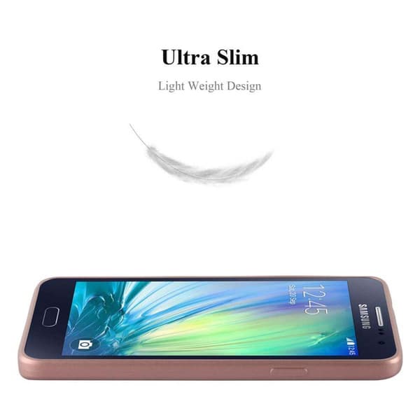 Deksel til Samsung Galaxy A3 2015 Beskyttelsesdeksel laget av fleksibelt TPU-silikon
