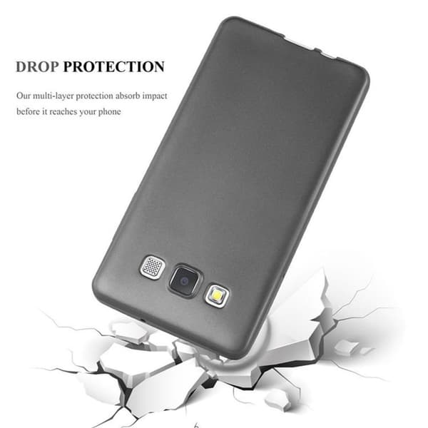 Deksel til Samsung Galaxy A3 2015 Beskyttelsesdeksel laget av fleksibelt TPU-silikon