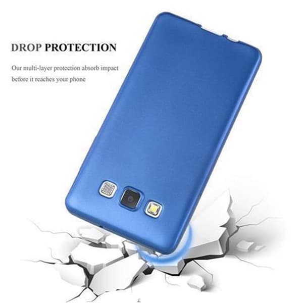 Deksel til Samsung Galaxy A3 2015 Beskyttelsesdeksel laget av fleksibelt TPU-silikon