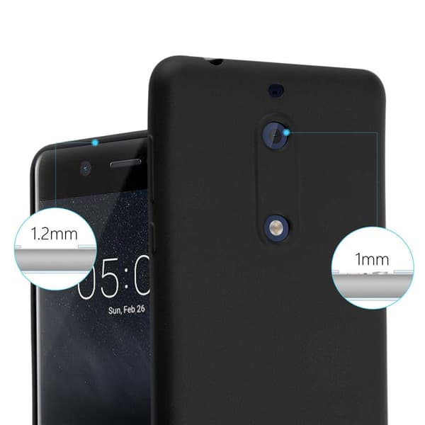 Nokia 5 2017 Suojakuori Kotelo valmistettu joustavasta TPU-silikonista