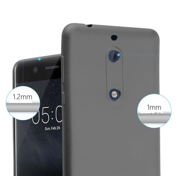Deksel til Nokia 5 2017 Beskyttelsesdeksel laget av fleksibelt TPU-silikon